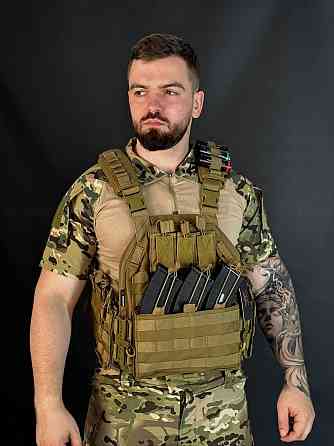 Тактична плитоноска койот Yakeda з 9 підсумками тактична плитоноска бронежилет на системмі моллі   WAR Львів