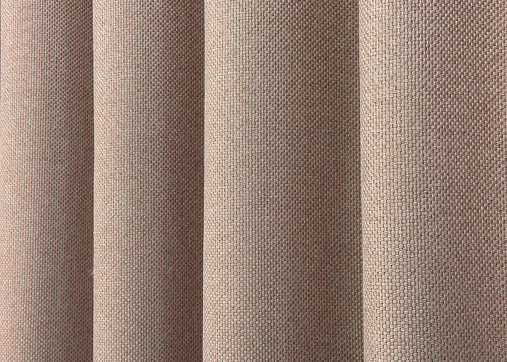 Комплект готових штор VR-Textil Льон-блекаут Льон Мішковина № 1069ш Пудровий 150х270см 2 шт (30-878) Київ - фото 7