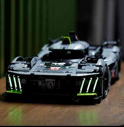 Конструктор машинка 1PEUGEOT 9X8 24H Le Mans, 1775  деталей маштаб 1:10  Пежо Гіперкар Київ