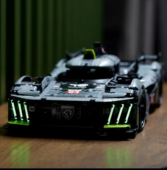Конструктор машинка 1PEUGEOT 9X8 24H Le Mans, 1775  деталей маштаб 1:10  Пежо Гіперкар Київ - фото 4