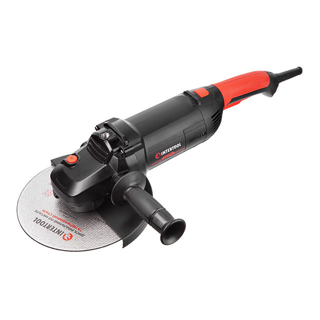 Болгарка INTERTOOL WT-0228, 2,4 кВт, 6300 об/хв, диск 230 мм, плавний пуск - для різання, шліфування, зачистки Львів - фото 7