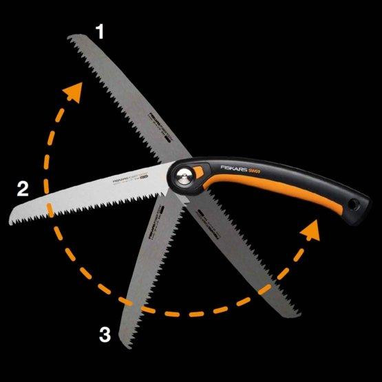 Складна Пила 3 положення різа Fiskars Plus "SW69" (1067553) Нержавіюча сталь Нововолинськ - фото 8