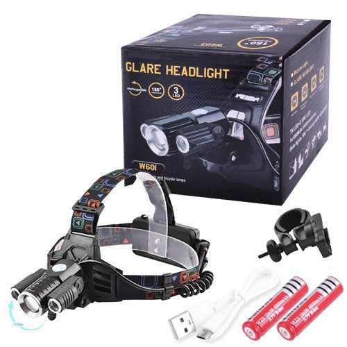 Світлодіодний ліхтар з кріпленням на голову W602-T6-2XPE Bike, Ліхтарик діодний налобний IH-48 Львів - фото 5