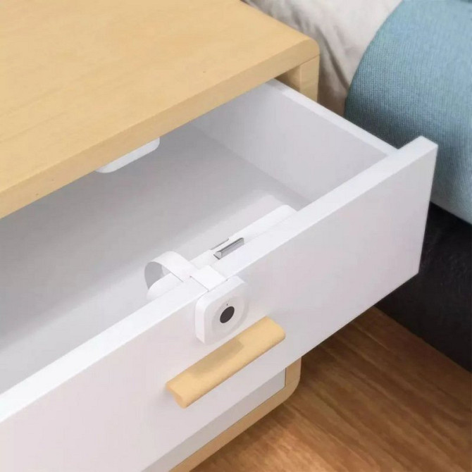 Меблевий замок з відбитком пальця Xiaomi Yeelock Fingerprint Drawer Cabinet Lock (ZNGS06YSB) Николаев - изображение 3