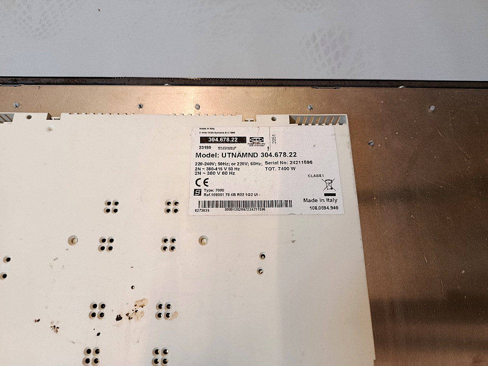 Індукційна варильна поверхня IKEA UTNÄMND 304.678.22 (товар вживаний) Луцьк - фото 5