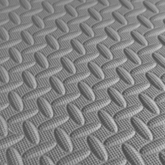 Килимок-пазл підлоговий, термокилимок, без покриття, Eva-піни, 6 пазлів 60*60 см, площа покриття 2,16 м²,товщина 1 см, сірий Кам'янець-Подільський