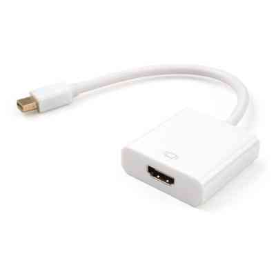 Переходник Mini Display port M to HDMI F white Vinga (VCPMDPHDMIWH) Винница