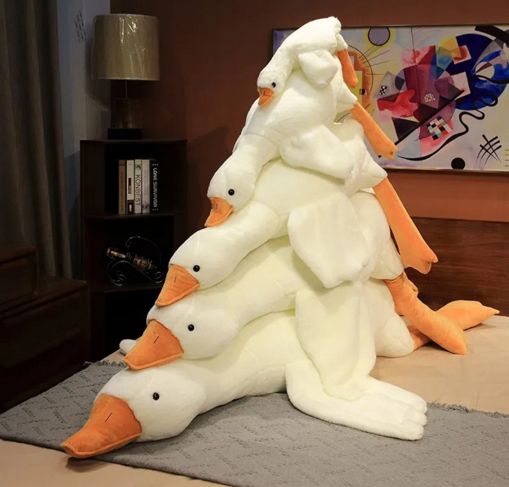 Гусь обнимусь 50см мягкая игрушка подушка обнимашка Киев - изображение 1