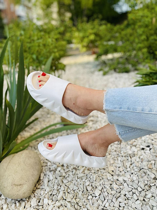 No brend Шльопанці жіночі 5H606-4 білі (літо, пінка) (5032) 36-41 Коломыя - изображение 8