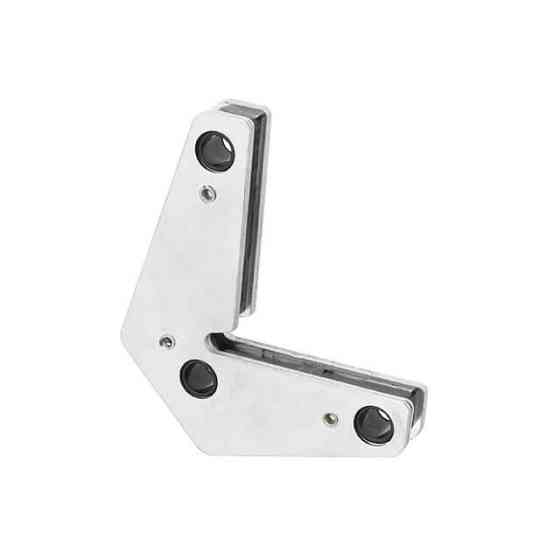 Угольник магнитный для сварки, 15°, 60°, 90°, 120°, 11 кг, 75×85 мм INTERTOOL MW-0007 Киев