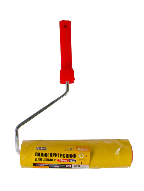 Валик притискний для шпалер MASTERTOOL 58/250 мм Ø 8 мм з ручкою 92-6425 Коломыя - изображение 3
