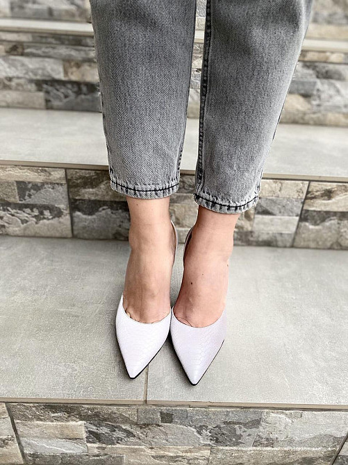 Туфлі жіночі TEE фіолетовий еко-шкіра каблук 9см 36р ( -123) Коломыя - изображение 7