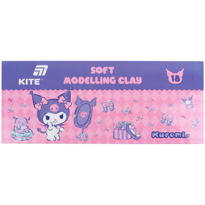 Пластилін Kite Kuromi восковий, 18 кольорів, 360 г (HK24-085) Вінниця - фото 1