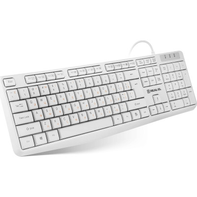 Клавіатура REAL-EL RK-513 USB White (EL123100047) Вінниця - фото 1