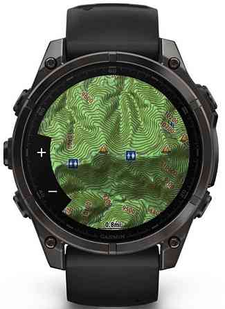 Смарт-годинник Garmin fenix 8 (47 мм) Sapphire AMOLED карбоново-сірий. Київ