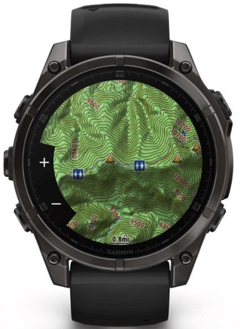 Смарт-годинник Garmin fenix 8 (47 мм) Sapphire AMOLED карбоново-сірий. Київ - фото 2