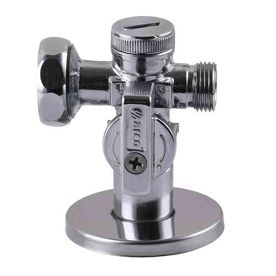 Кран кульовий кутовий подвійний ARCO 1/2″х 3/4″х3/8″ DUAL29 Тернопіль