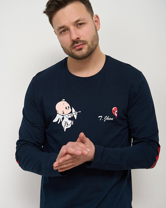 Мужская пижама хлопковая - Купидончик - Family look для пары Tom John 93431 XL Киев - изображение 6
