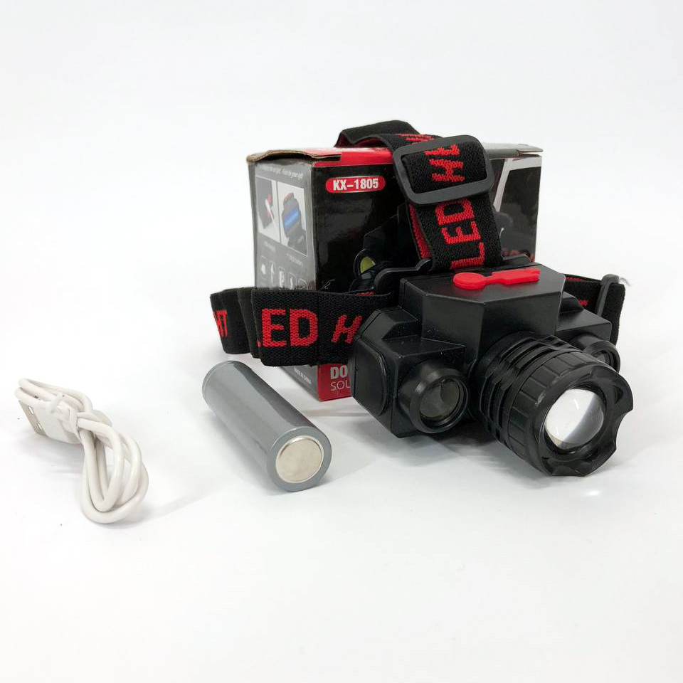 Фонарь налобный для рыбалки Police Bailong, Фонарь аккумуляторный для рыбалки, Фонарик диодный налобный BN-61 Львов - изображение 5