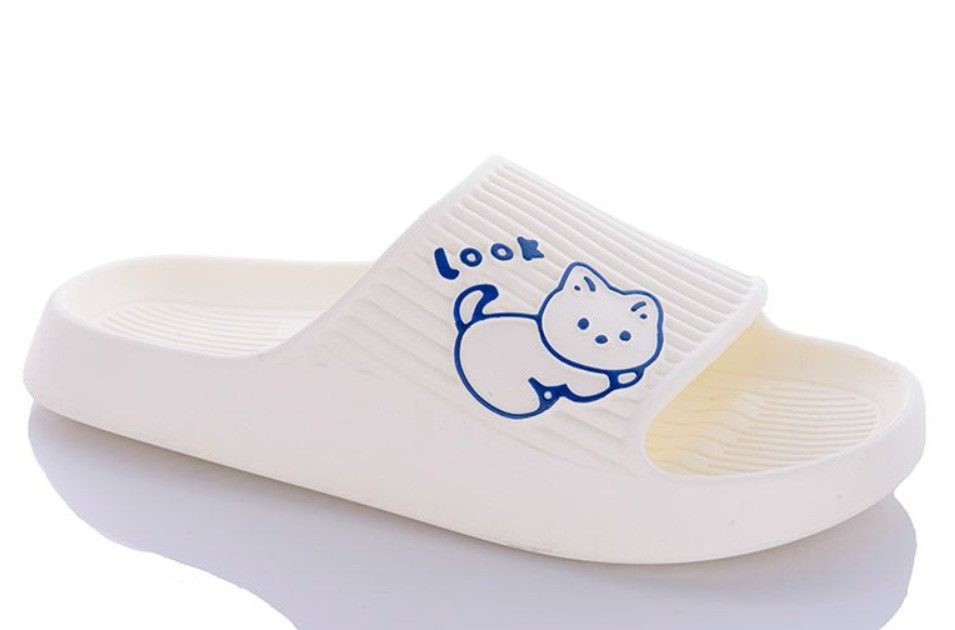 Жіночі шльопанці білі foam Котик 40 Одесса - изображение 1