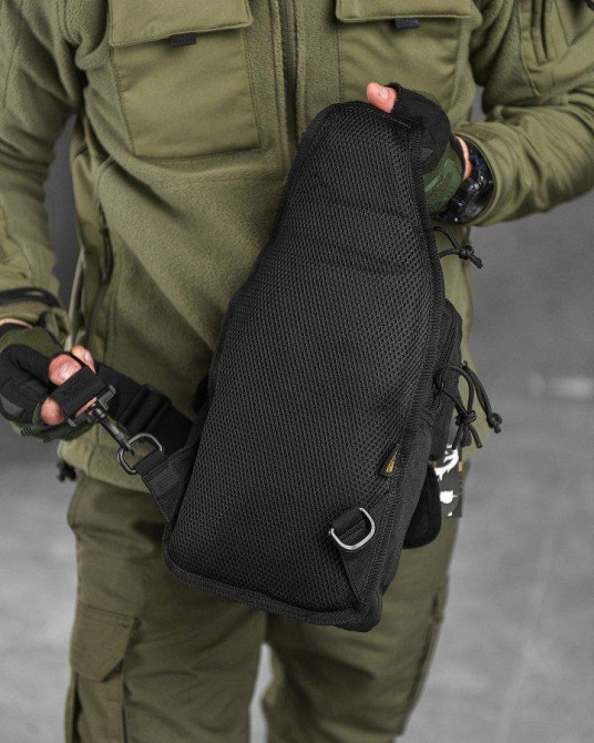 Рюкзак тактичний (Сумка-слінг) SILVER KNIGHT black k6 3-0 Одеса - фото 5