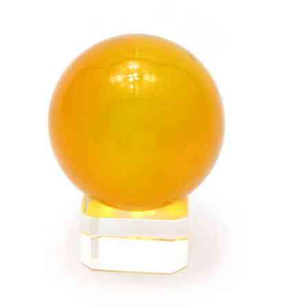 Фигурка Шар оранжевый из хрусталя Киев
