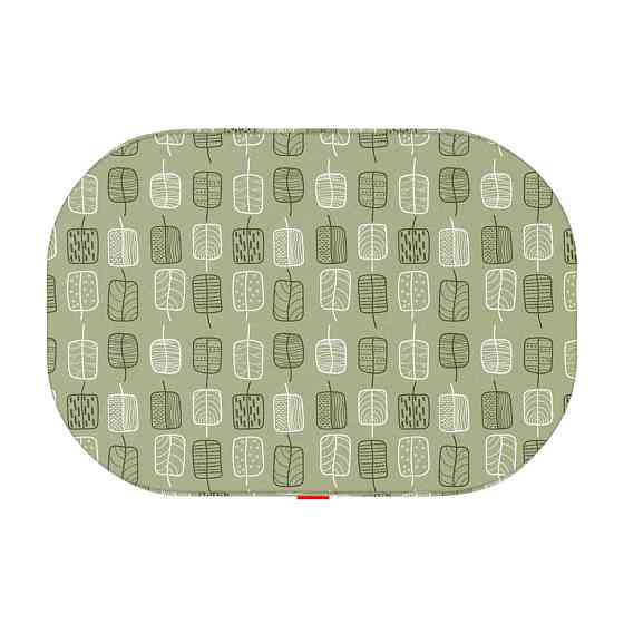 Лежанка для собак WAUDOG Relax, малюнок "Зелене листя", зі змінним чохлом, L, Ш 100 см, Д 70 см Вінниця