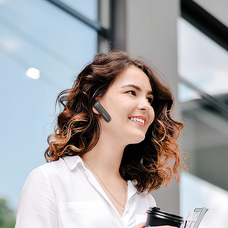Bluetooth гарнітура BOROFONE BC36 Lucky business BT headset Black Київ - фото 4