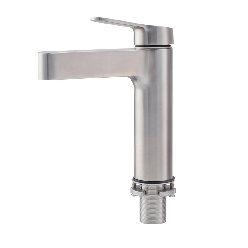 Смеситель для умывальника Koer KI-10016-02 (из нерж. стали) (Цвет нерж) (KR4789) Киев - изображение 6