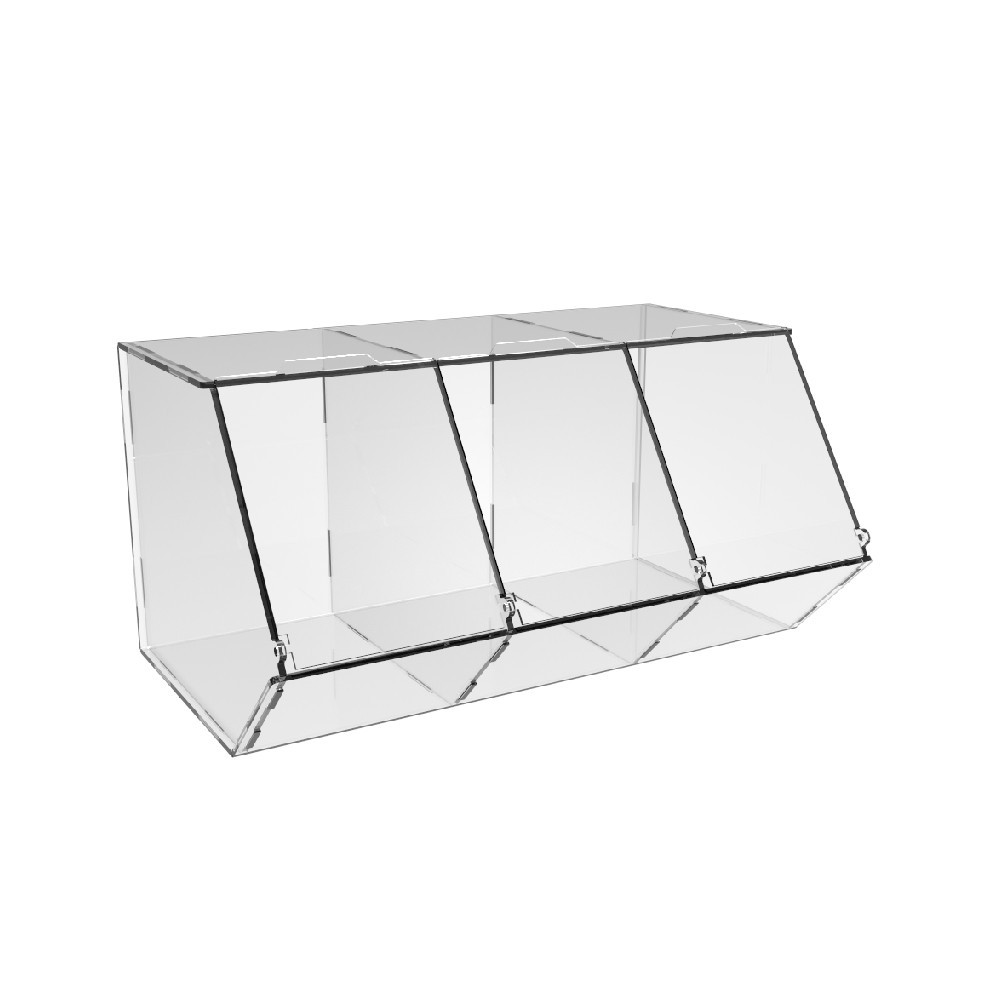 Диспенсер EKOSTAR 295х180х150мм для мармеладов, снеков, орехов 3 ячейки Киев - изображение 2