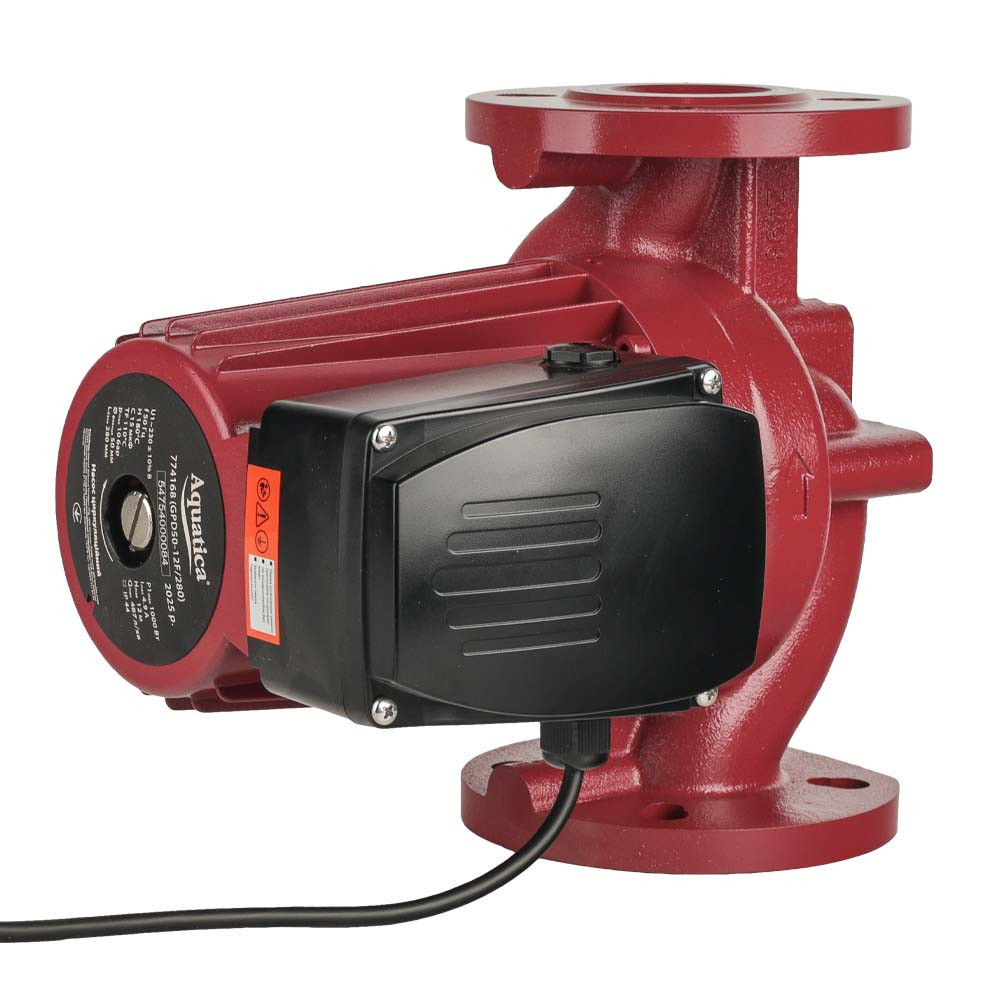 Насос циркуляционный фланцевый 1.0кВт Hmax 12м Qmax 300л/мин DN50 280мм + ответн фланец AQUATICA (774168) Киев - изображение 10
