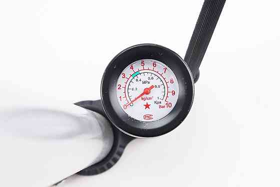 Насос ручний "підлоговий" сталевий з манометром, під штуцер Schrader CT-2024A Киев