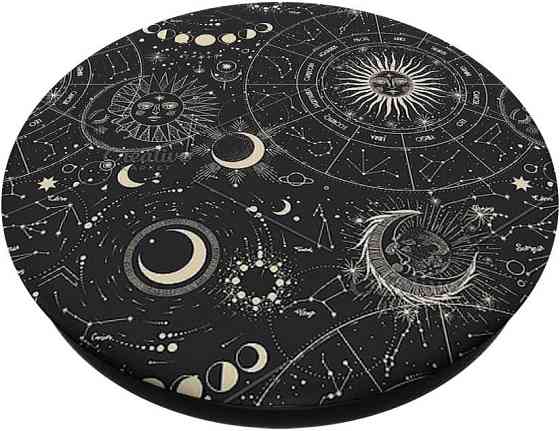 Попсокет Moon складной держатель для телефона с коллекционной крышкой винтажная луна Киев