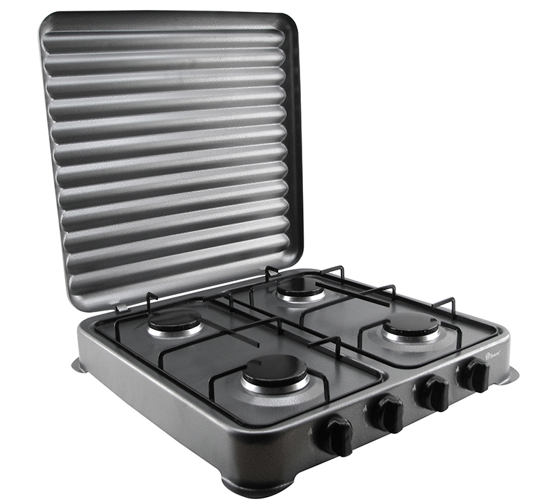 Плита газова 4-комфорна з кришкою Domotec MS-6604 Харків - фото 1