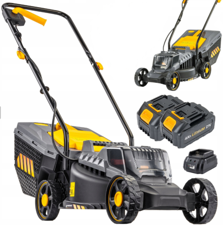 Газонокосарка акумуляторна Powermat + 2 акумулятори 4Аг (Польща) Київ