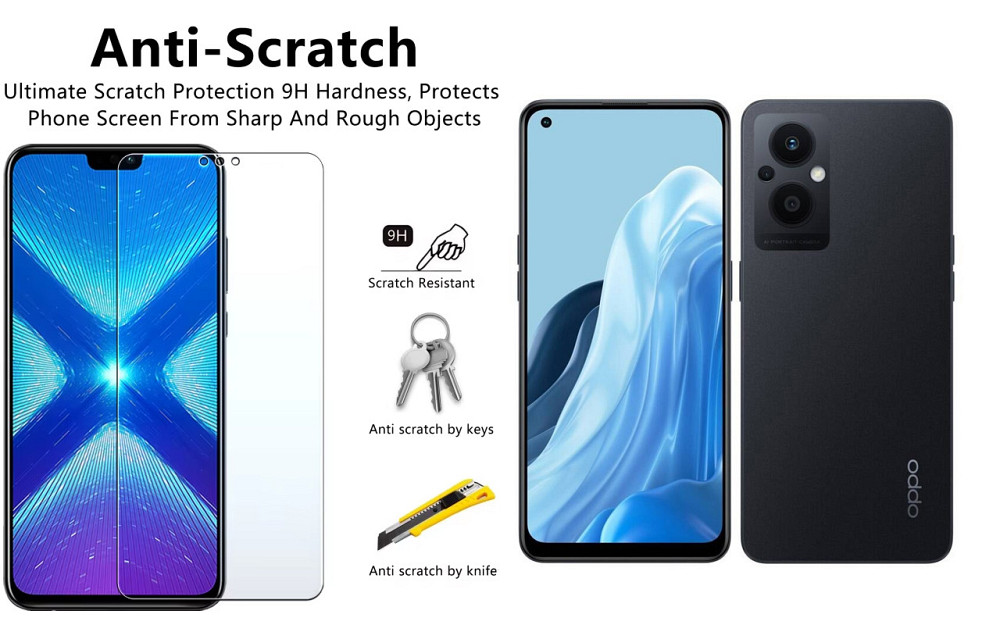 Защитное стекло NeoGlass для OPPO Reno 8 Lite 5G – ультрапрозрачное и устойчивое Киев - изображение 1