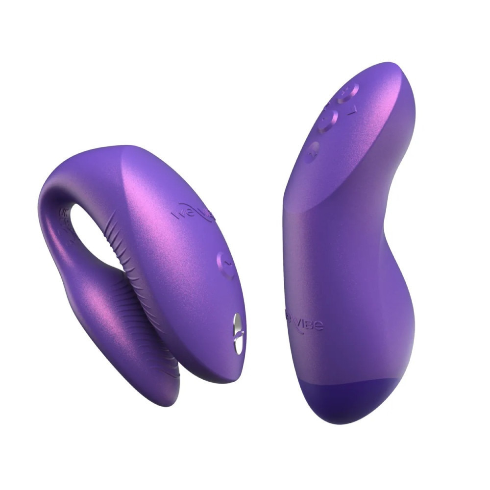 Вибратор для пар We-Vibe Chorus Pro Cosmic Purple с пультом и приложением, фиолетовый Sex Aura Киев - изображение 8