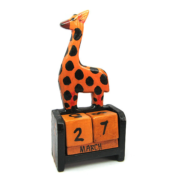 Календарь настольный из дерева Жираф Киев - изображение 1