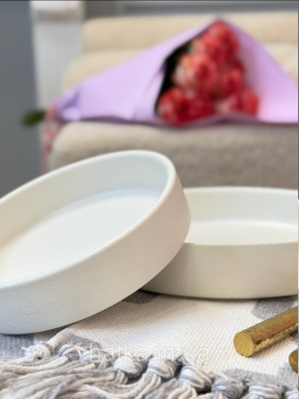 Тарілка глибока салатник "Уітні" 15 см кераміка для дому та ресторанів Київ