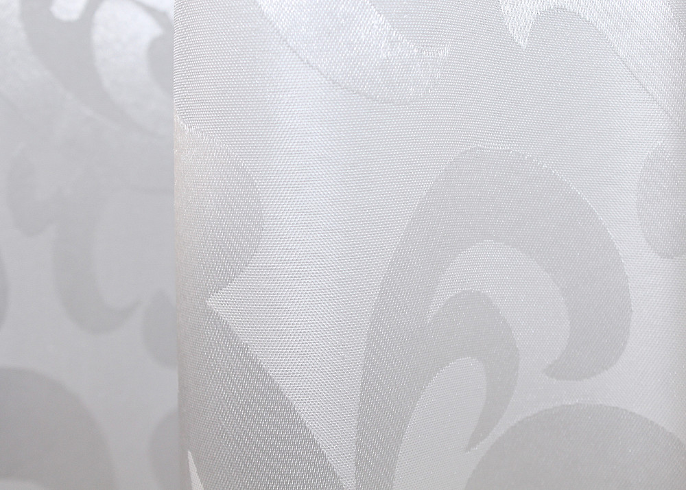 Комплект коротких штор VR-Textil Жаккард Вензель № 418ш Белый 130х170 см 2 шт (35-0238) Киев - изображение 7