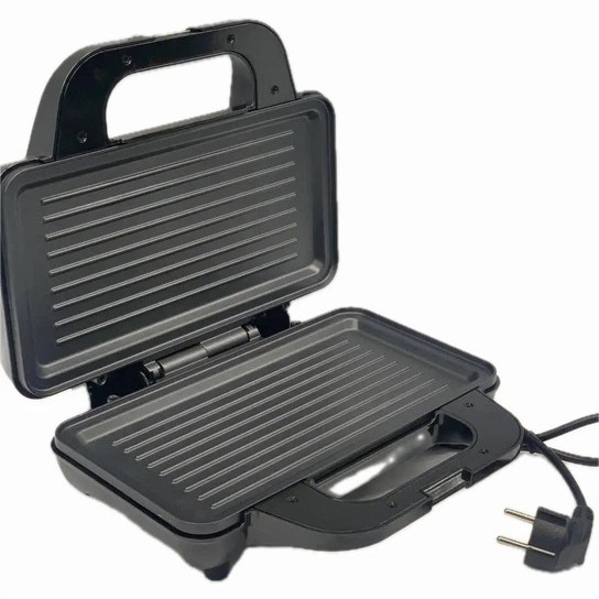 Прижимной контактный домашний электрический гриль Rainberg RB-2274 с антипригарным покрытием 1800Вт QB-83 Львов - изображение 1