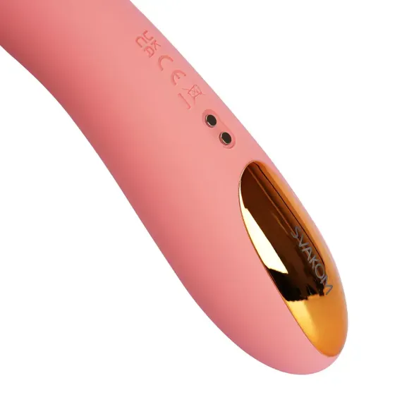Смарт-вібратор з пульсацією Svakom Ava Neo Peach Pink, 15 режимів роботи, водонепроникний Львів