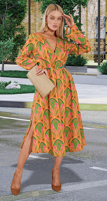 Вільне легке жіноче плаття (42) Київ - фото 1