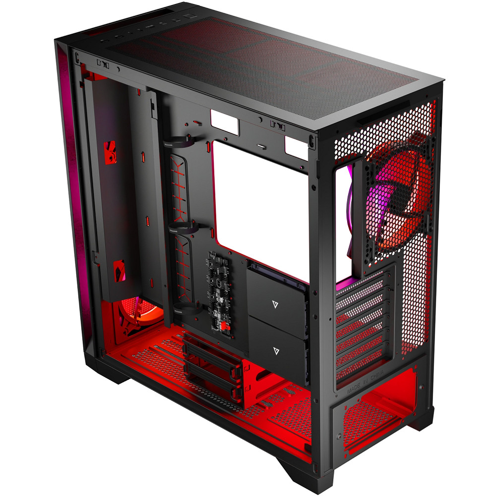 Корпус Modecom VOLCANO EXPANSE S ARGB 4x140mm fans MIDI USB 3.0x2+TYPE-C BLACK без БЖ ATX Вінниця - фото 12