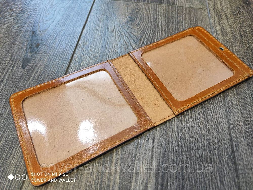 Шкіряна обкладинка на посвідчення Територіальна опора (ДФТГ) Київ - фото 2