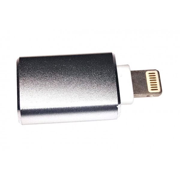 Перехідник OTG Lightning - USB 3.0 AF Silver (S0999) Київ - фото 1
