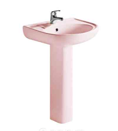 Комплект раковини + ніжка RAK Ceramics Cynthia Wash Basin (57 см) Рожевий Вінниця