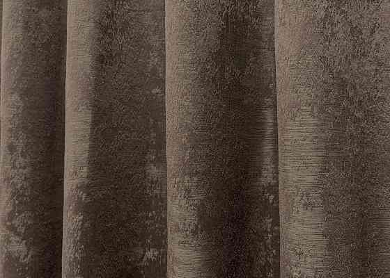 Комплект коротких штор VR-Textil Жаккард Sultan XO № 1557ш Коричневый 130х170 см 2 шт (35-0348) Киев