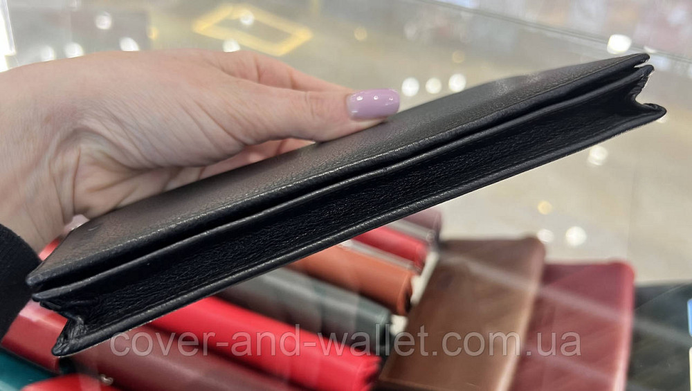 Классический мужской кожаный купюрник на магнитах Marco Coverna B005-281M Киев - изображение 13
