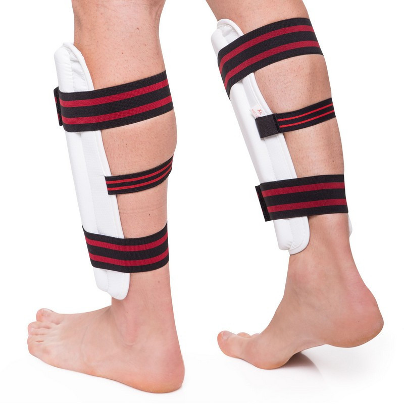 Защита голени для тхэквондо WTF BO-4081 размер S-XL белый Защита для боевых искусств Киев - изображение 2